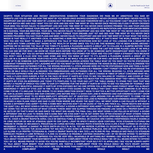 Lust for youth "Lust for youth" LP