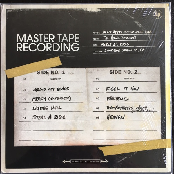 Black Rebel Motorcycle Club "The Howl Sessions" LP