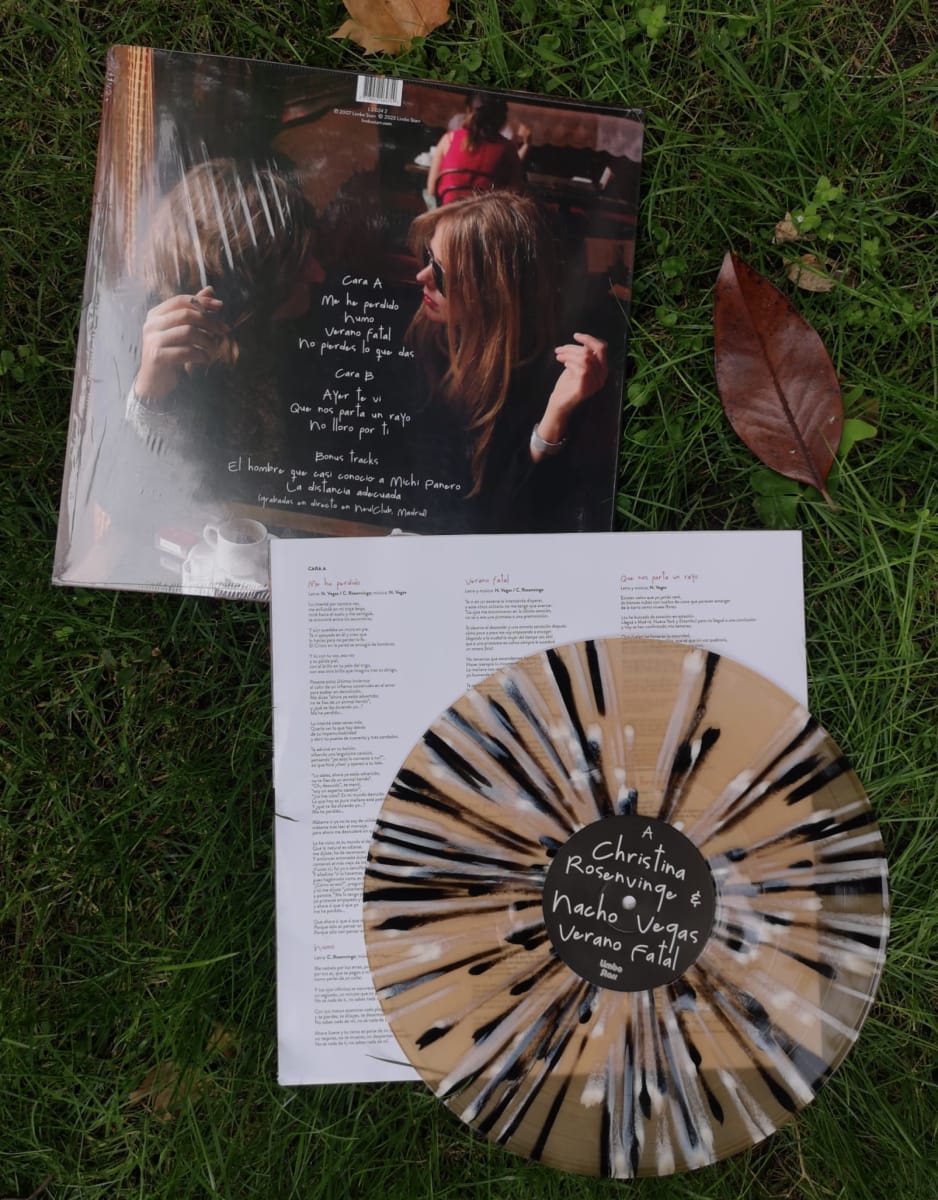 Christina Rosenvinge & Nacho Vegas "Verano fatal" LP Reedición en vinilo Beer Splatter Black & White