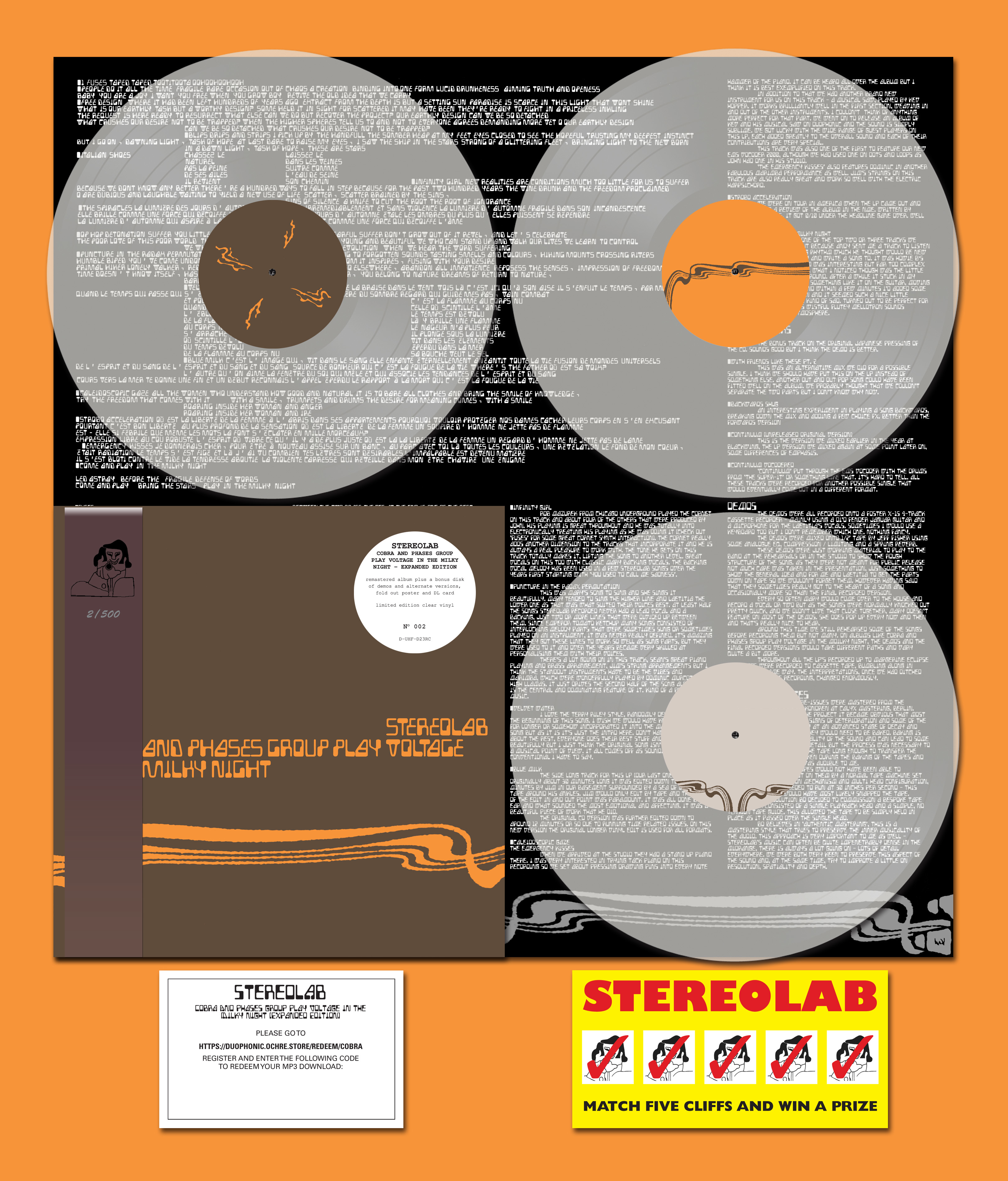 Stereolab "Cobra And Phases Group Play Voltage in the Milky Night" LP