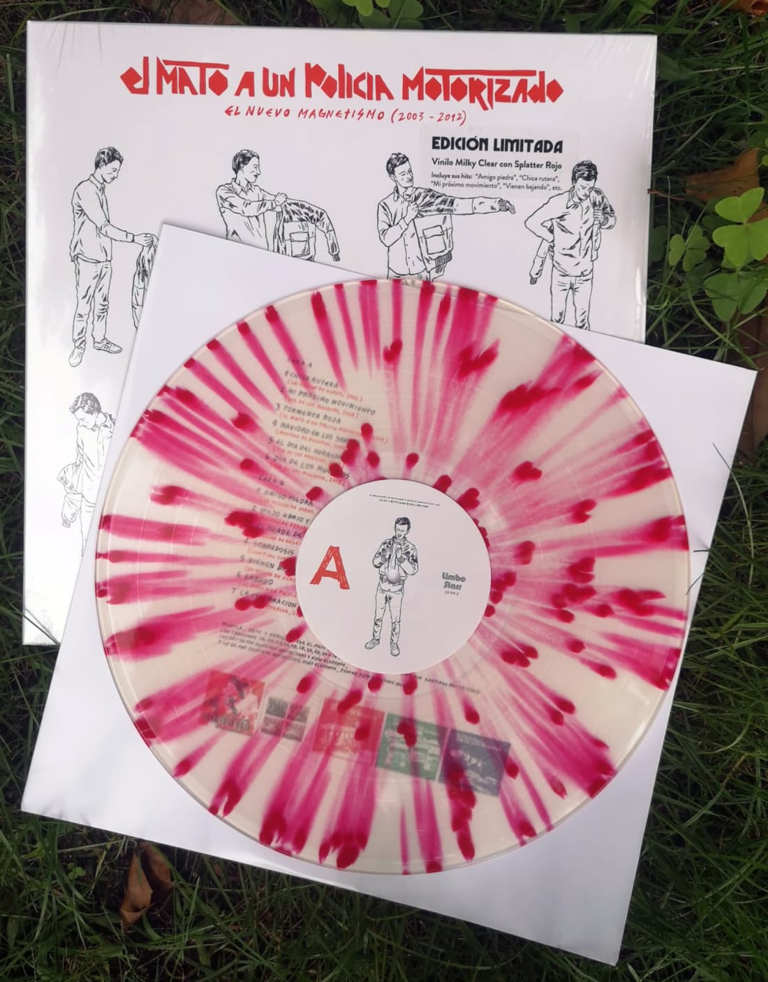 El Mató a un Policía Motorizado "El nuevo Magnetismo (2003-20012)" LP Transparente Rojo Splatter.