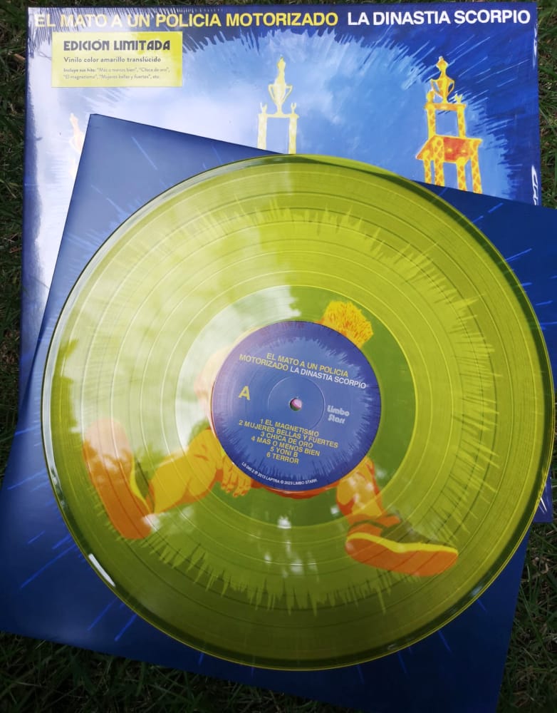El Mató a un Policía Motorizado "La Dinastía Escorpio" LP 🟡 Amarillo Transparente