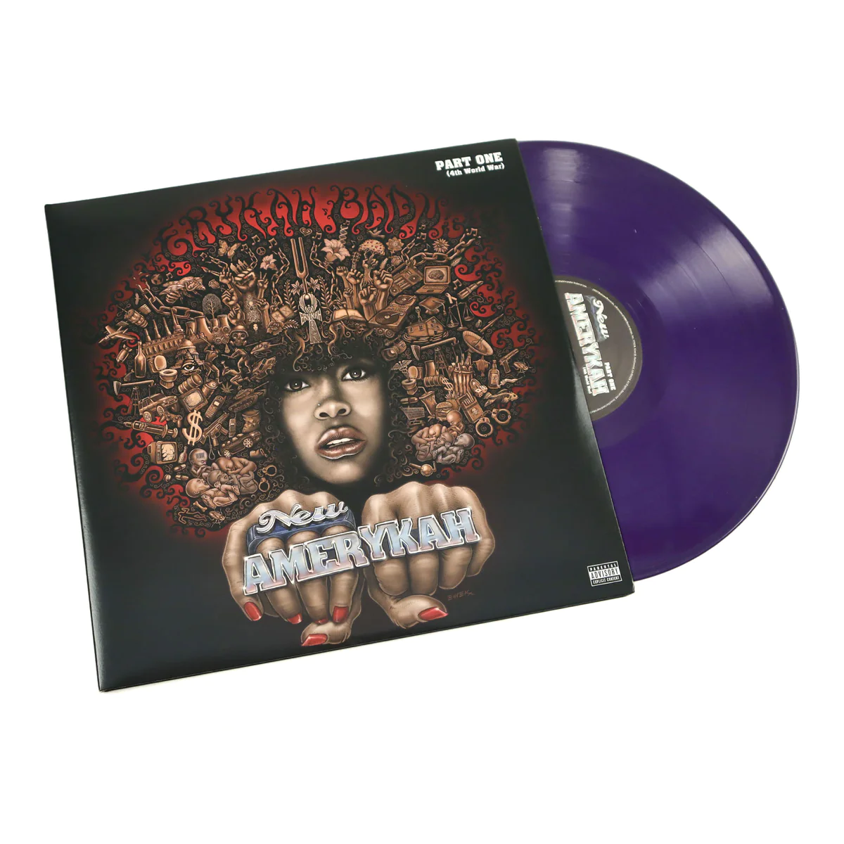 Erykah Badu "New Amerykah: Part One (4th World War)" Purple 🟣🟣 2LP
