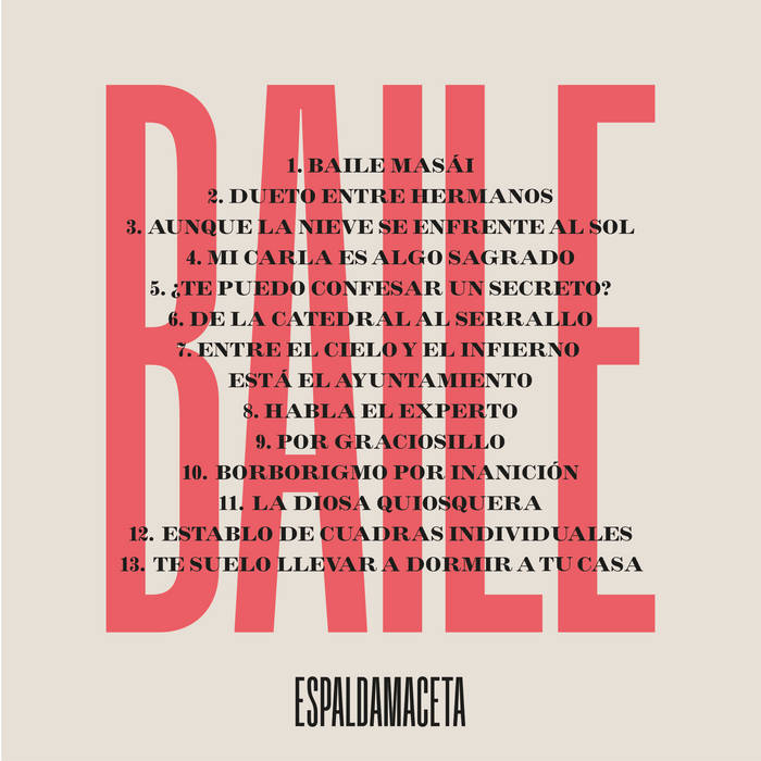 Espaldamaceta "Baile Masái" LP