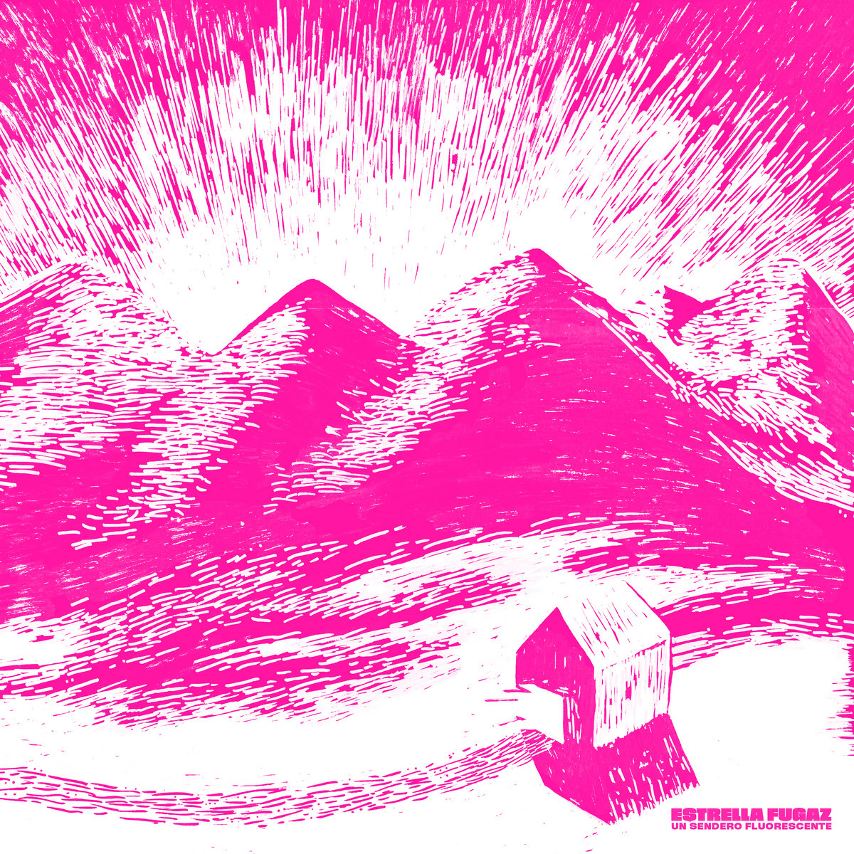 Estrella Fugaz "Un Sendero Flourescente" LP Verde