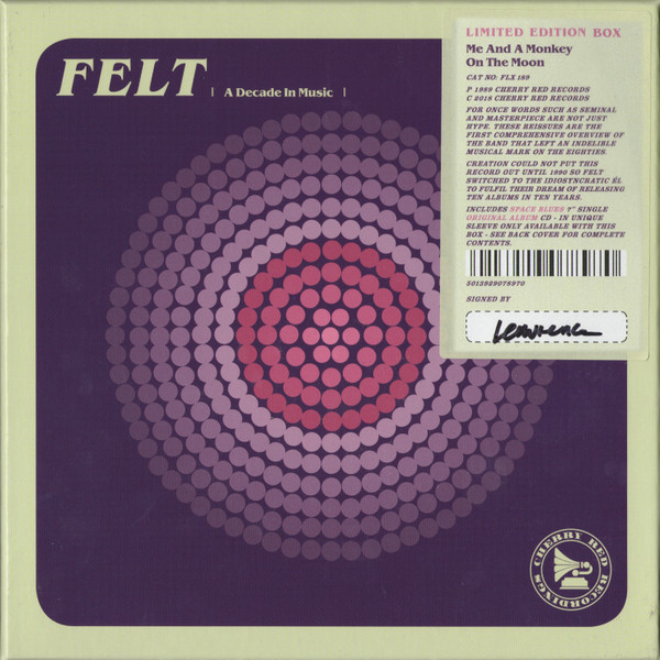 Felt "Me And Monkey On The Moon" CD + 7" Cofre Box