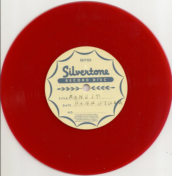 Hank Williams "The First Recordings 1938" 7"