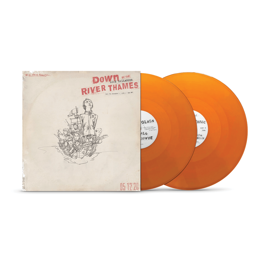 Liam Gallagher "Down by the River Thames" Orange 2LP