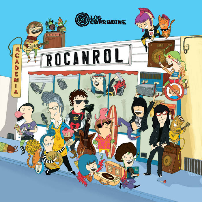 Los Carradine "Academia Rocanrol" LP
