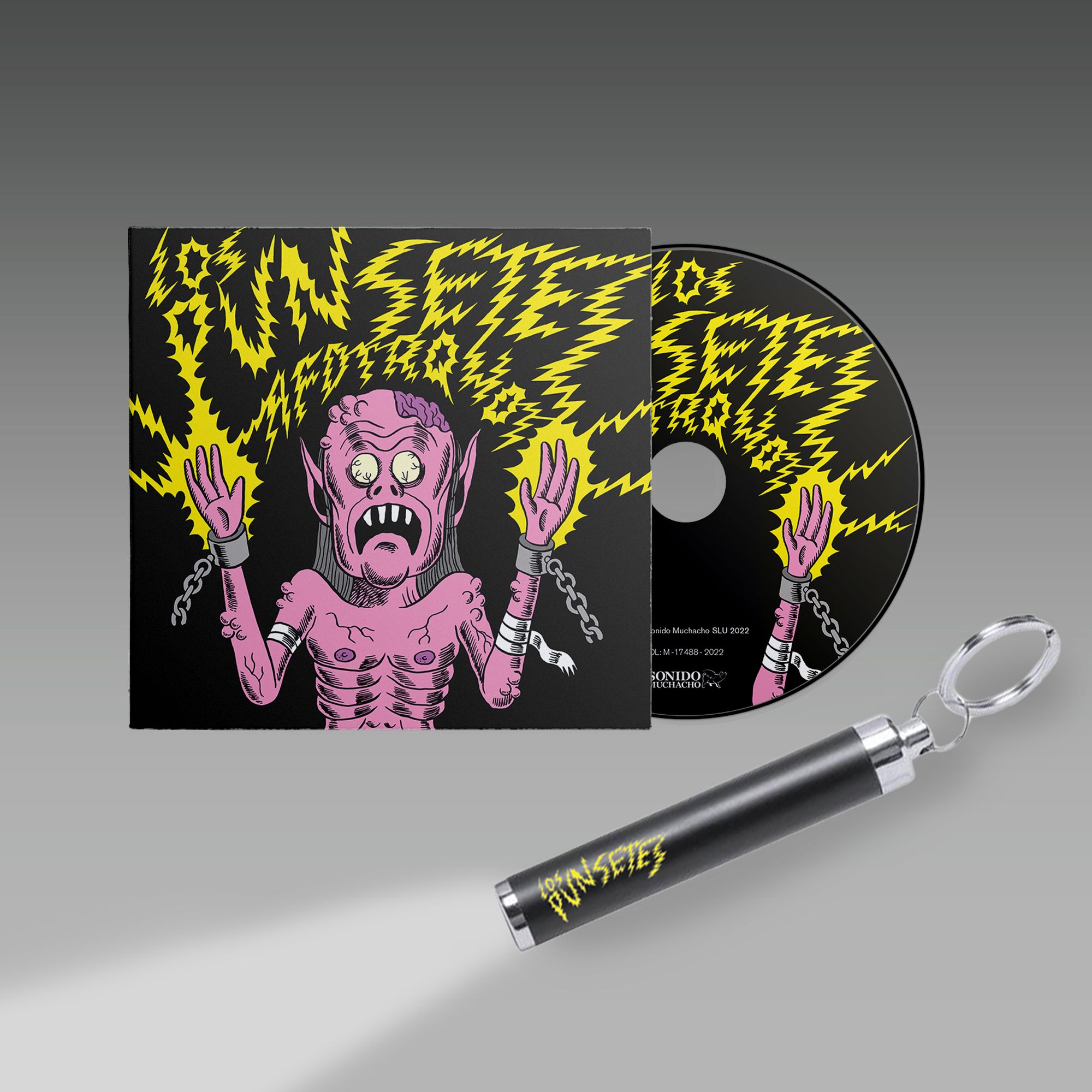 Los Punsetes “AFDTRQHOT” CD+ Linterna