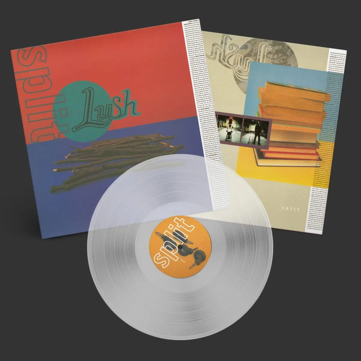 Lush "Split" Clear LP