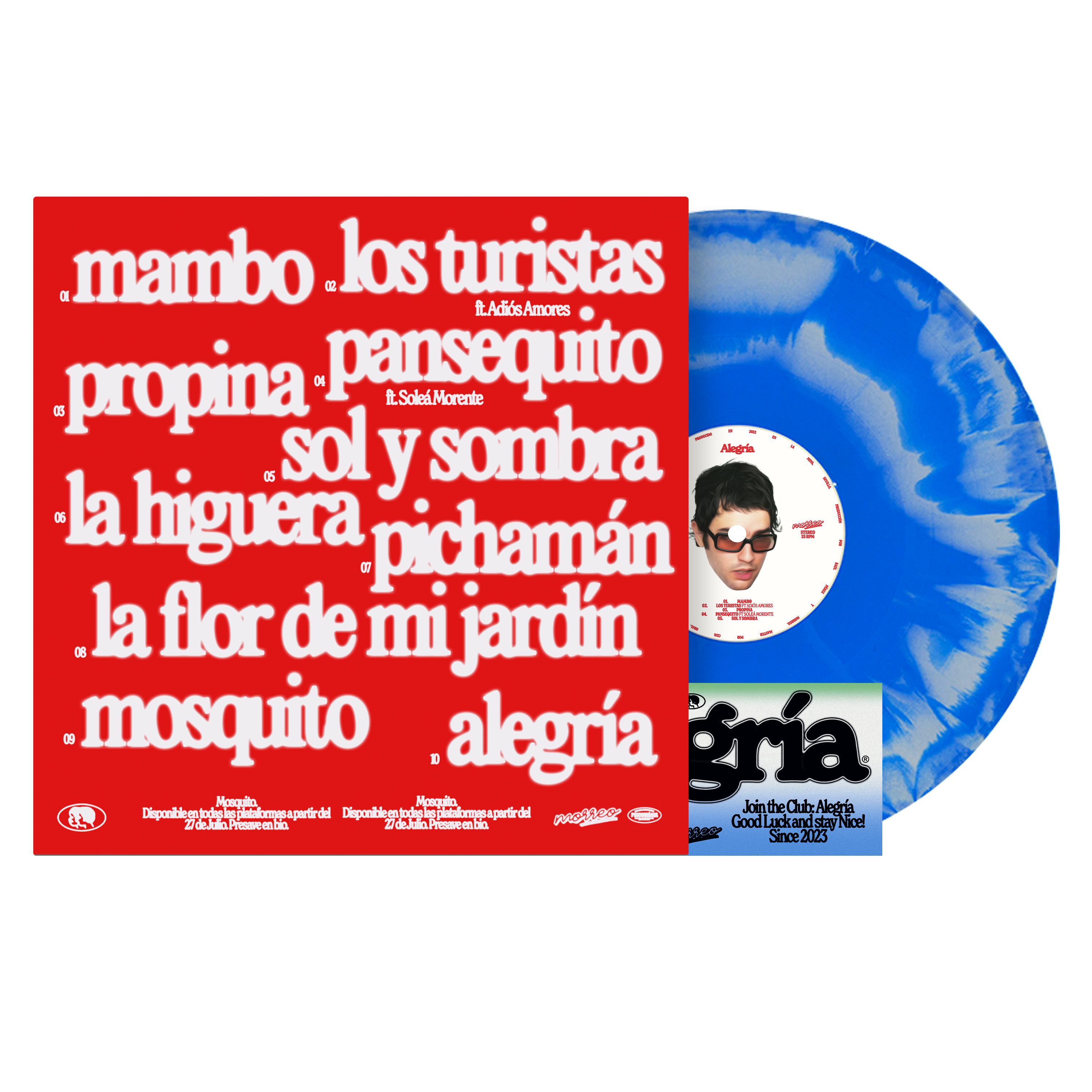 Morreo "Alegría" LP azul