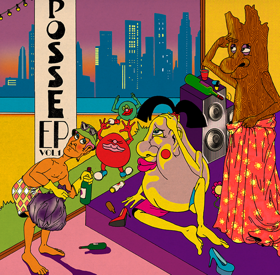 Metronomy "Posse EP Volume 1" LP Morado