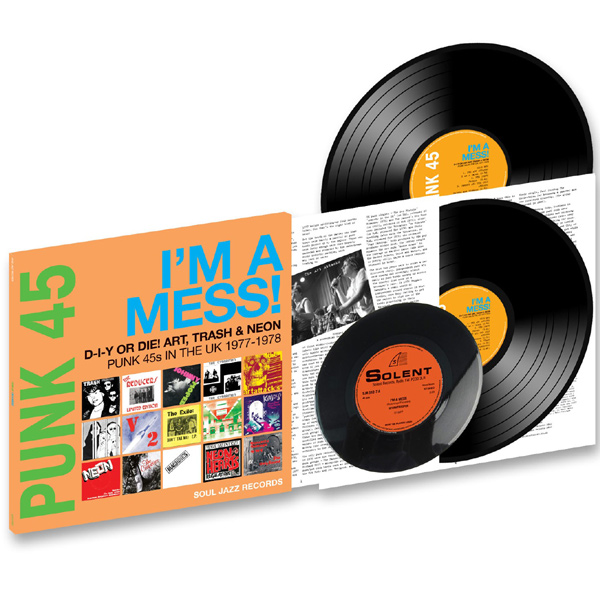 VA "PUNK 45: I'm A Mess! D-I-Y Or Die! Art, Trash & Neon – Punk 45s In The UK 1977-78" 2LP+7"