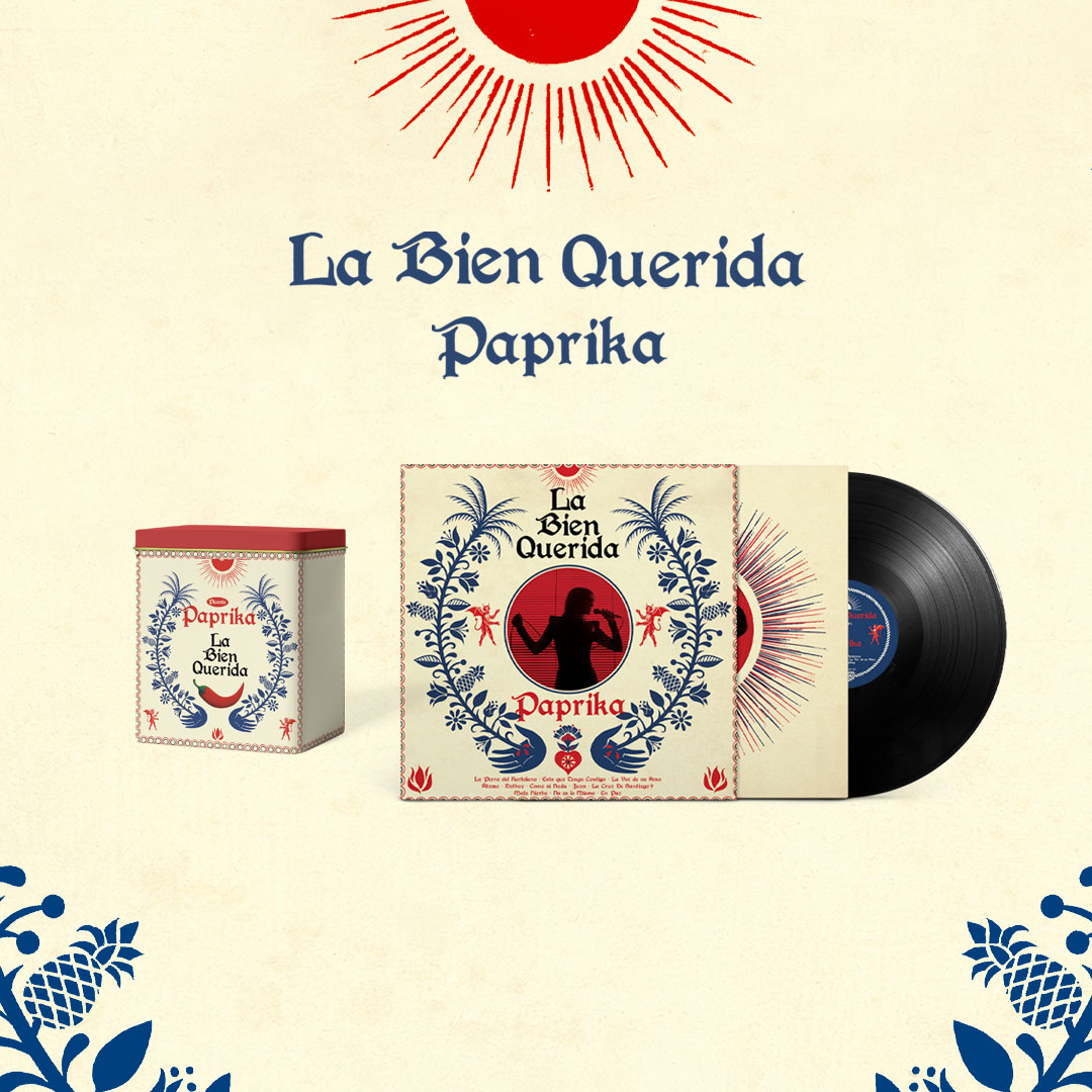 La Bien Querida "Paprika" LP + Bote de pimentón