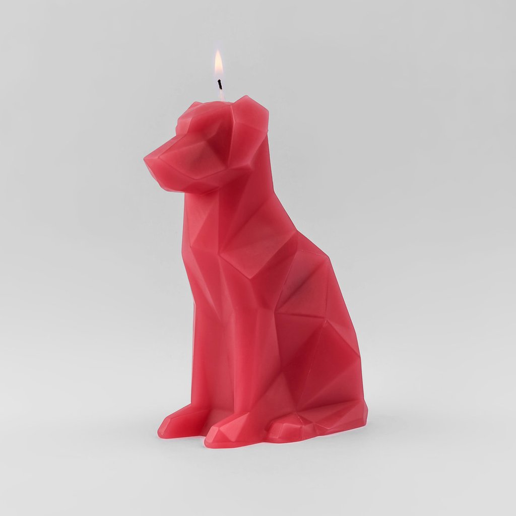 Vela Perro Pyropet Rojo