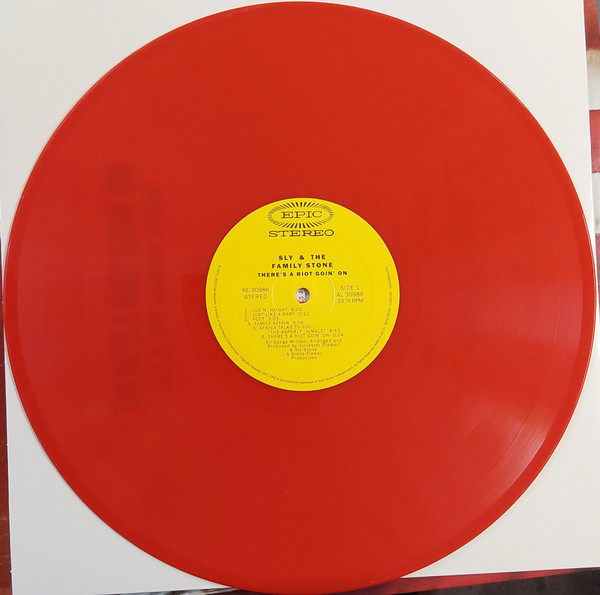 Sly & The Family Stone "There's A Riot Goin' On" Red LP