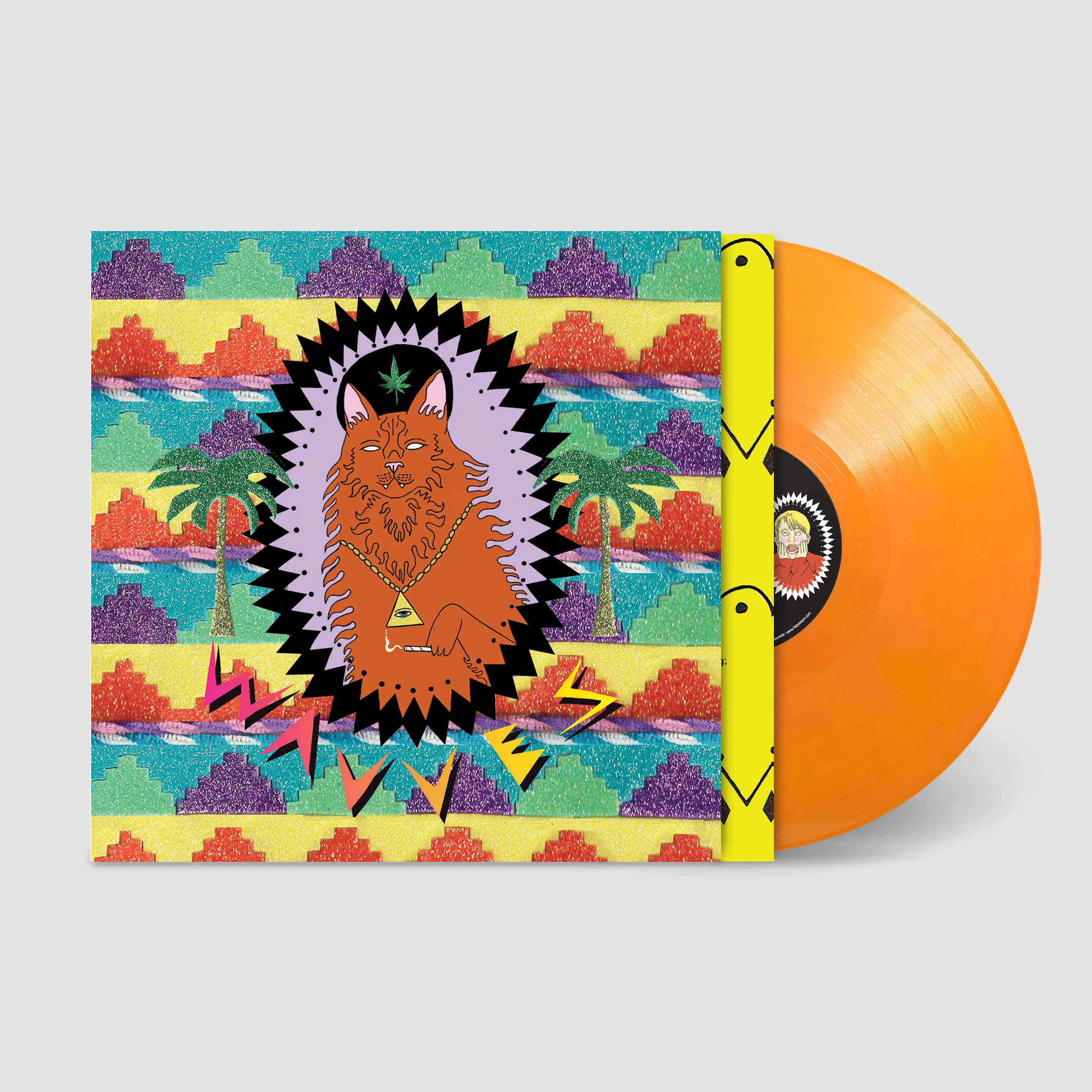 Wavves "King of the Beach" Tangerine LP