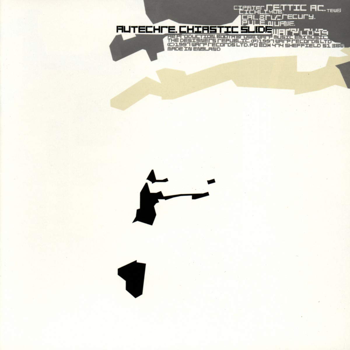 Autechre "Chiastic Slide" 2LP
