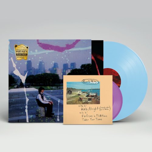Kurt Vile "Childish Prodigy" 10TH Anniversary Blue LP + Purple 7"