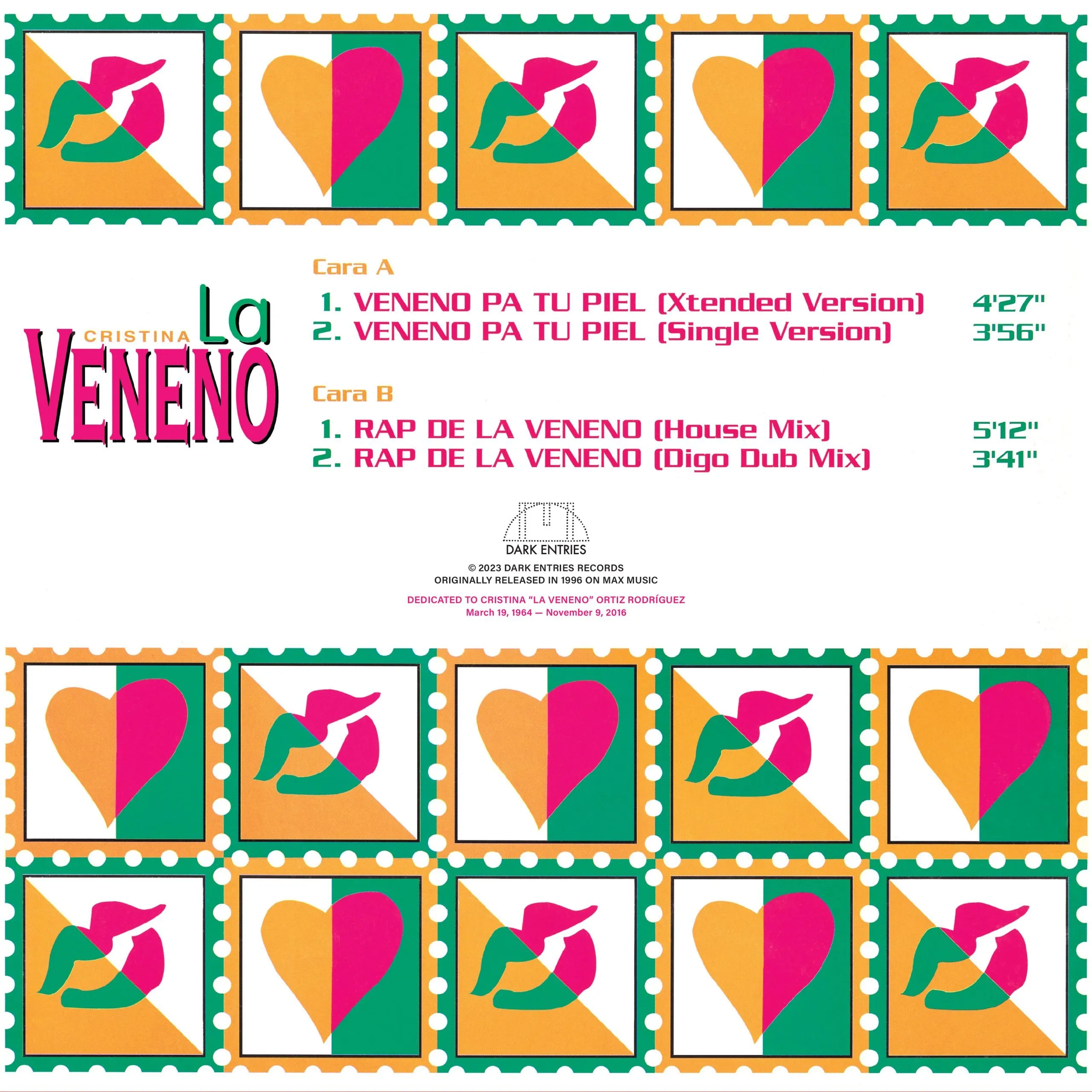 Cristina La Veneno "Veneno Pa Tu Piel" 12"