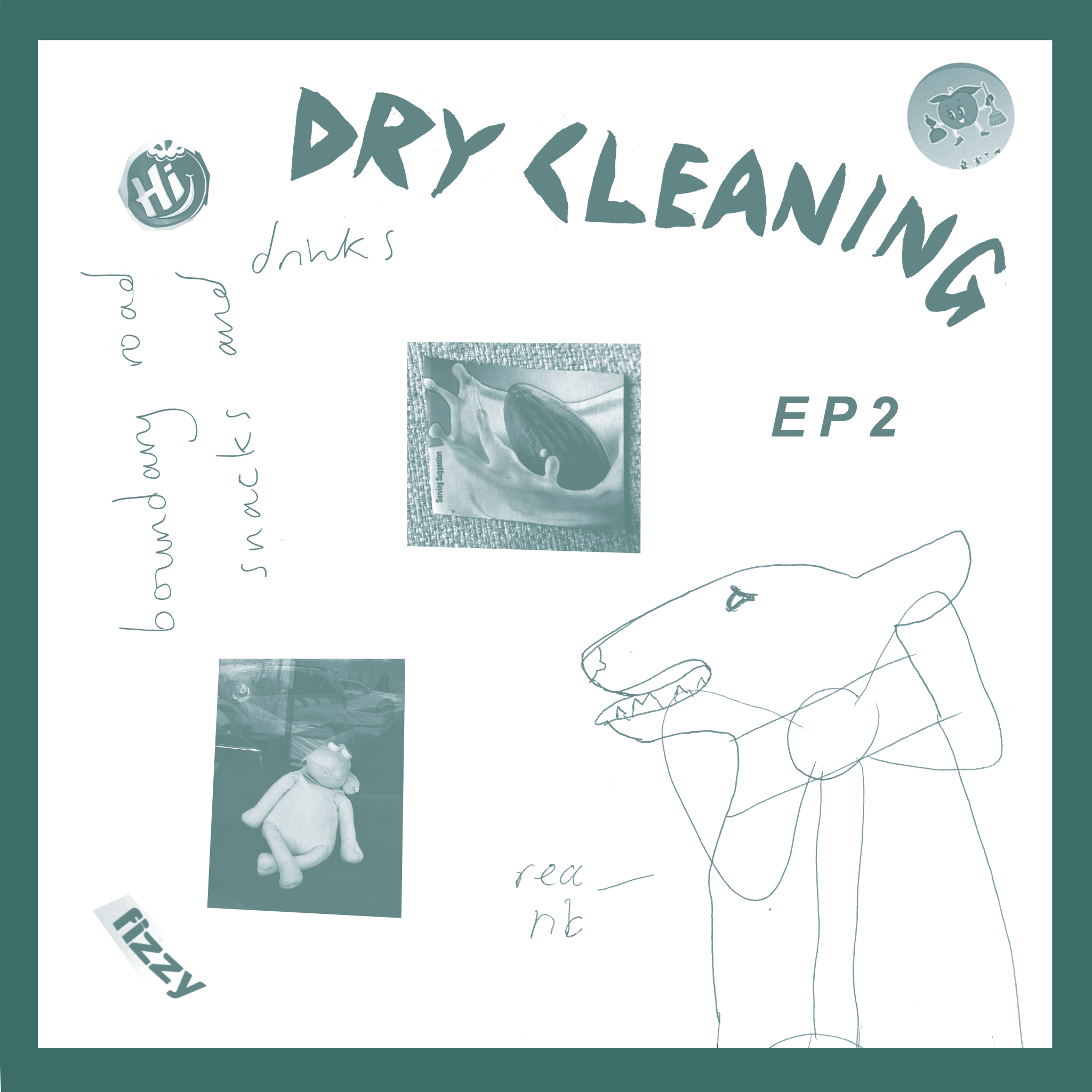 Dry Cleaning "Boundary Road Snacks and Drinks + Sweet Princess" Transparent Blue 🔵 LP