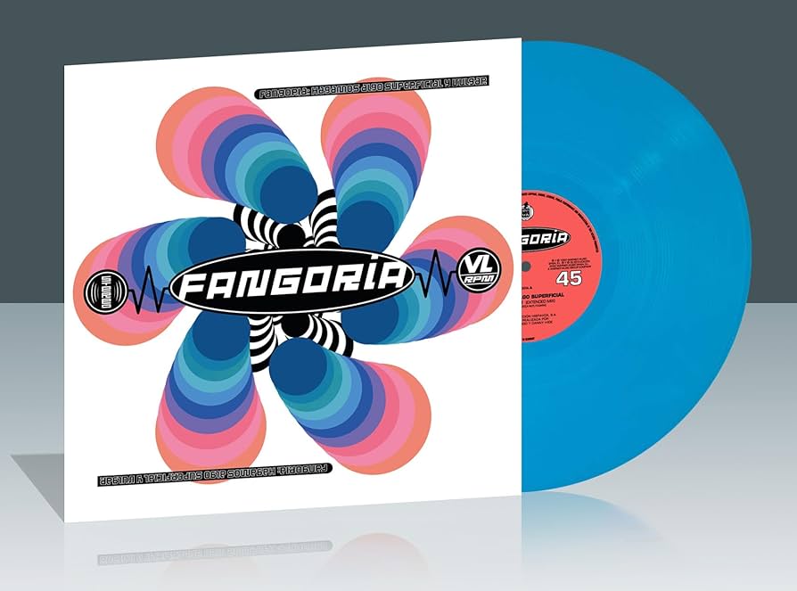 Fangoria "Hagamos Algo Superficial y Vulgar" 12" 🔵 Azul
