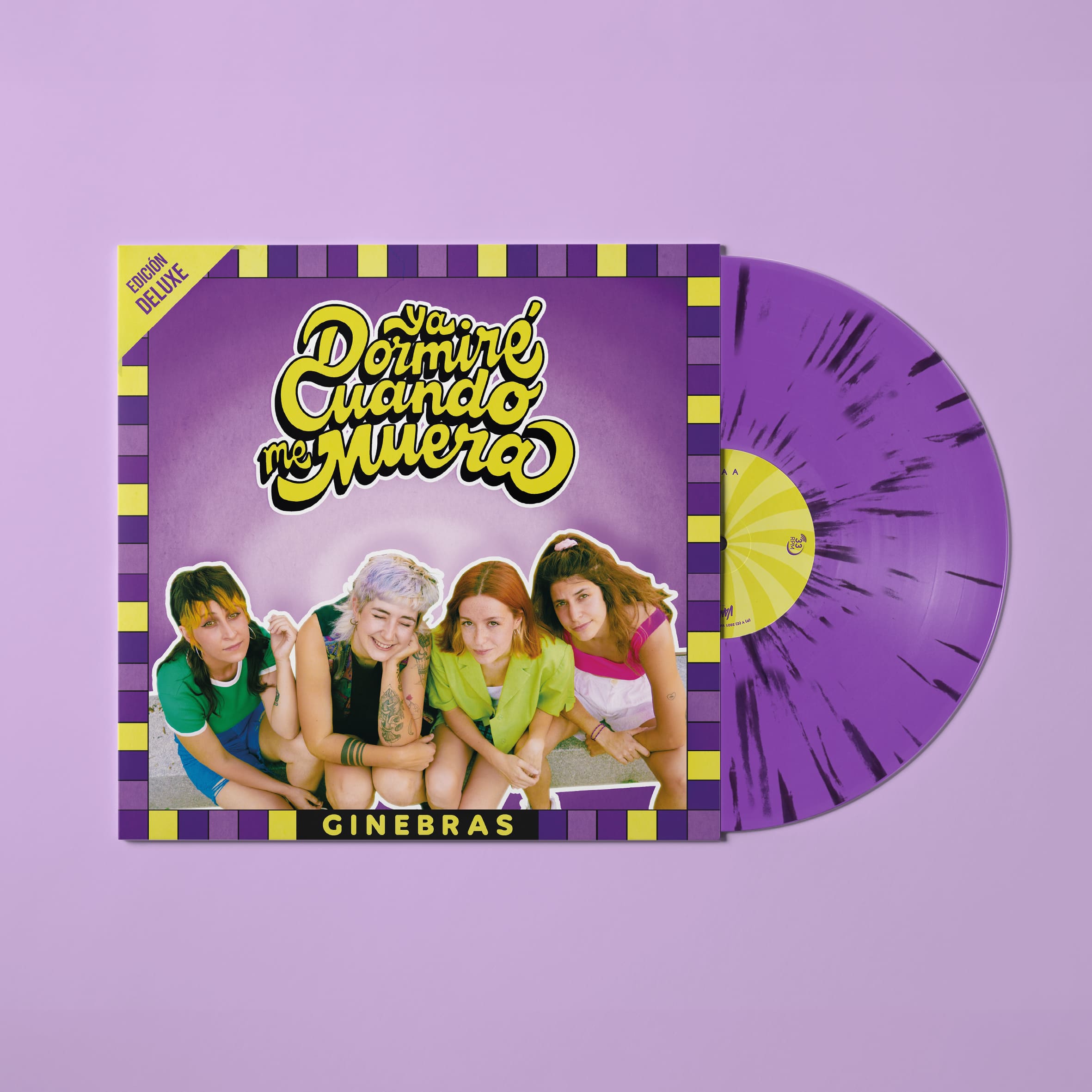 Ginebras "Ya Dormiré cuando me muera" Deluxe Purple LP