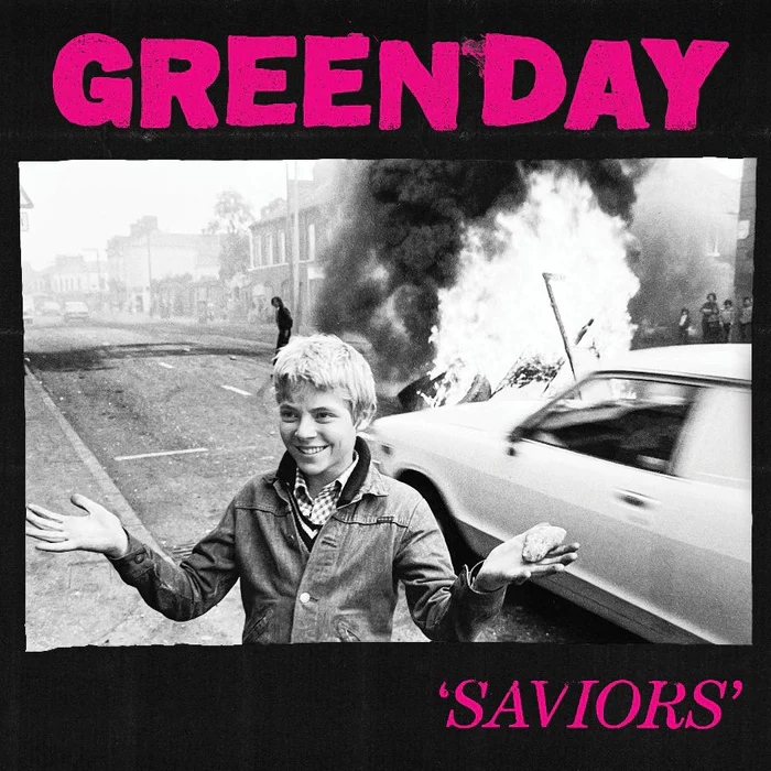 Green Day "Saviors" PIink/Black LP