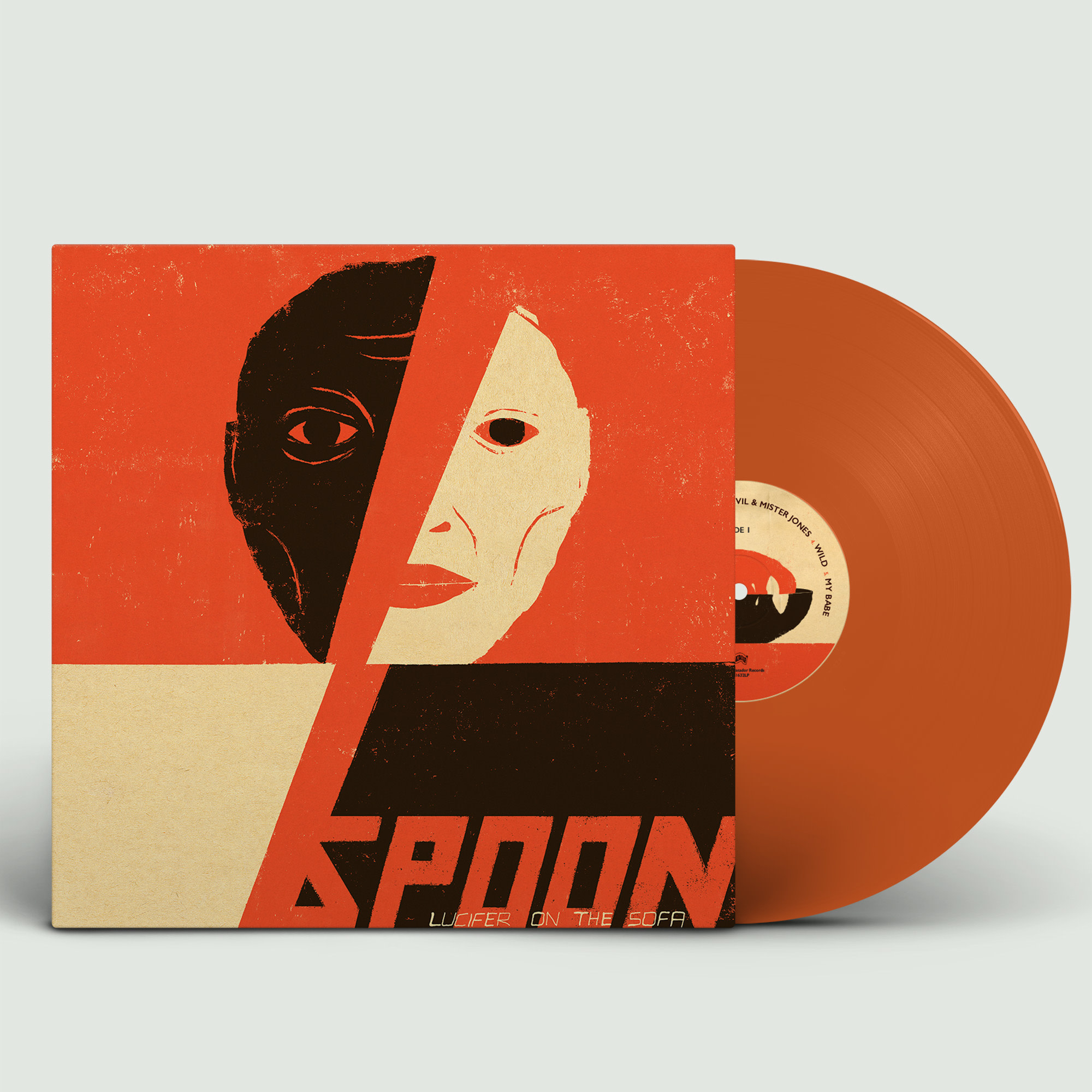 Spoon "Lucifer on the Sofa" Orange LP
