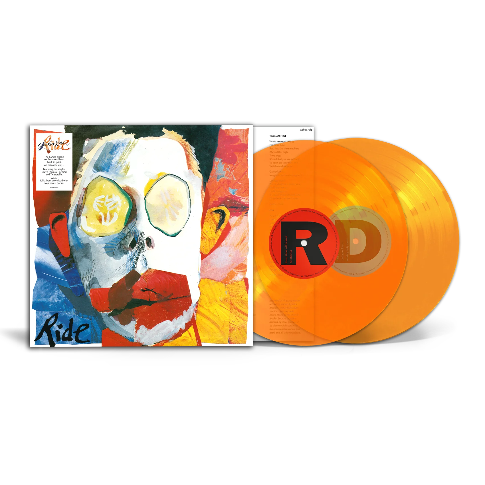 Ride "Going Blank Again" Transparent Orange 🟠 2LP