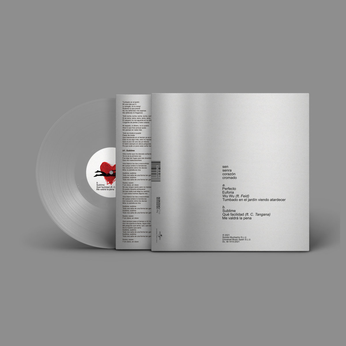 Sen Senra "Corazón Cromado" EP Plateado