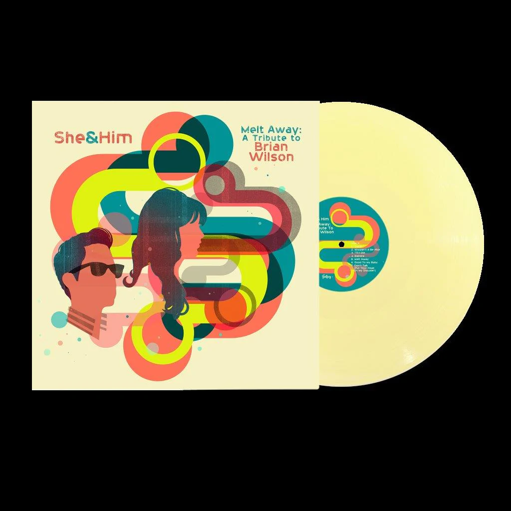 She & Him "Melt Away: A Tribute to Brian Wilson" Colored LP