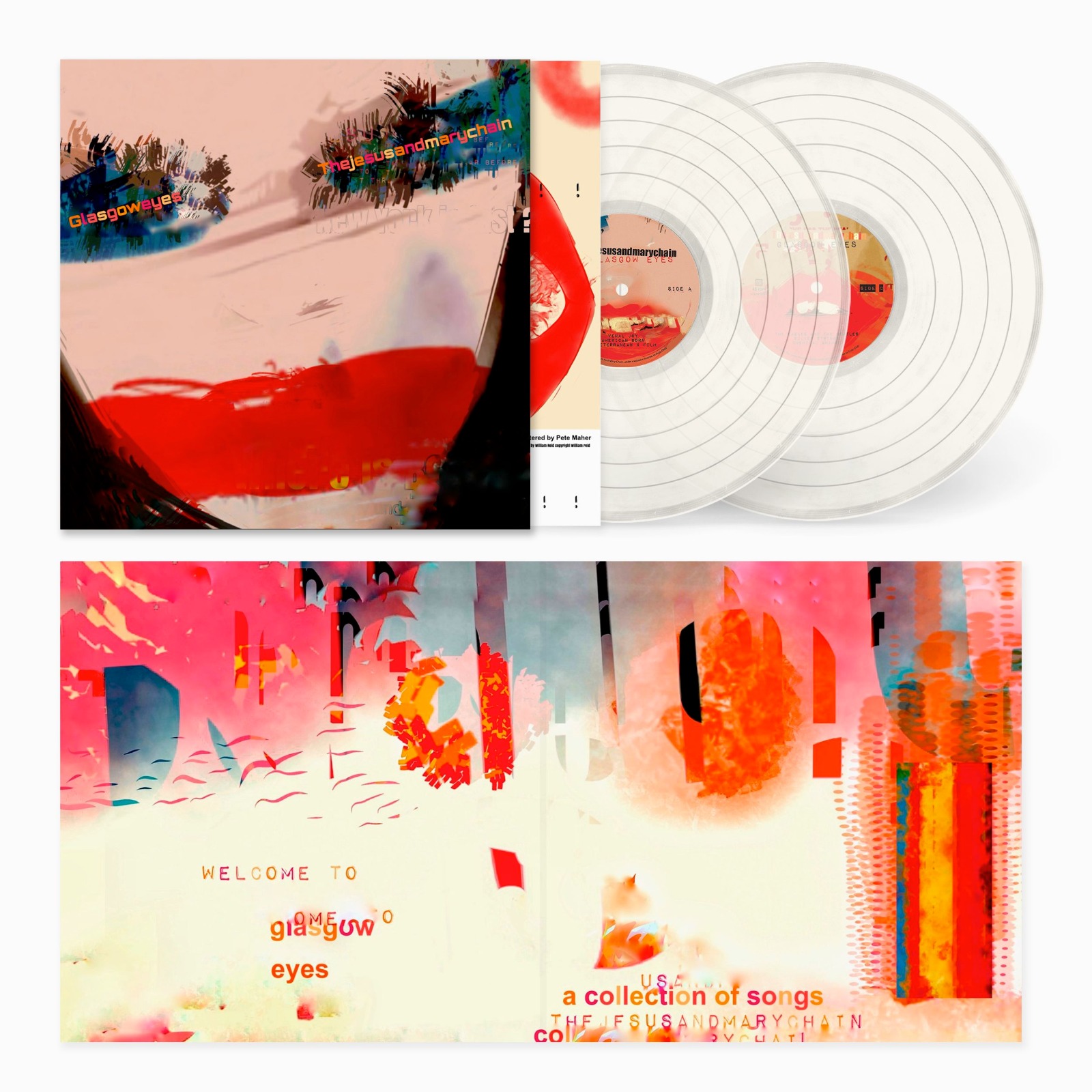 The Jesus And Mary Chain "Glasgow Eyes" Deluxe Edition 2LP Transparent