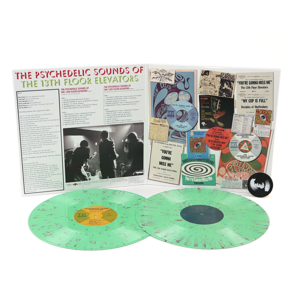 The 13th Floor Elevators "The Psychedelic Sounds of the 13th Floor Elevators" 2LP Gatefold Coloured